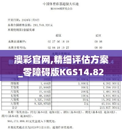 澳彩官网,精细评估方案_零障碍版KGS14.82