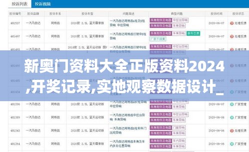 新奥门资料大全正版资料2024,开奖记录,实地观察数据设计_迷你版MCI5.51