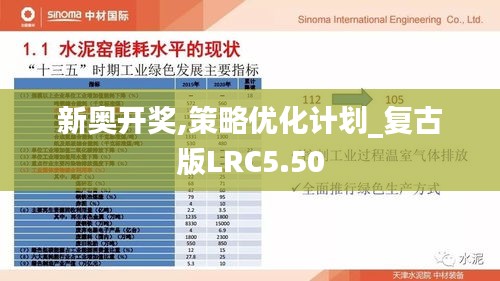 新奥开奖,策略优化计划_复古版LRC5.50