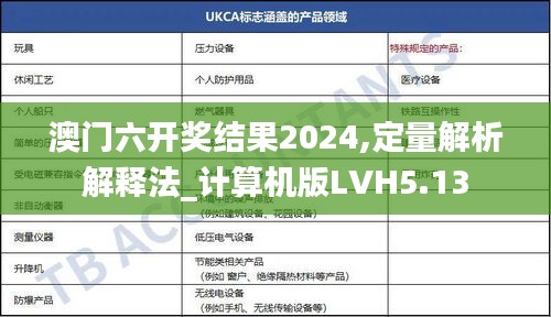 澳门六开奖结果2024,定量解析解释法_计算机版LVH5.13