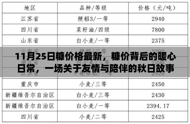 秋日糠价背后的暖心故事，友情与陪伴的力量