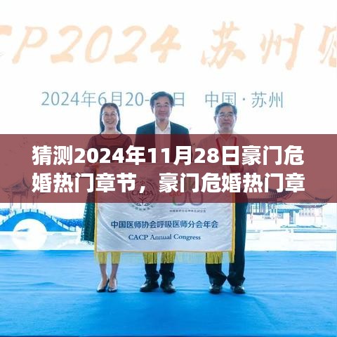 揭秘未来悬疑婚恋风云，豪门危婚热门章节预测（2024年11月28日）