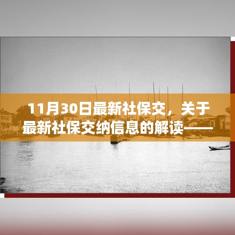 最新社保交纳信息解读，以11月30日为界，社保交纳新变化解析