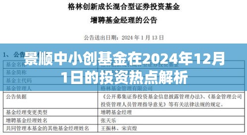 景顺中小创基金投资热点解析，2024年12月1日深度洞察