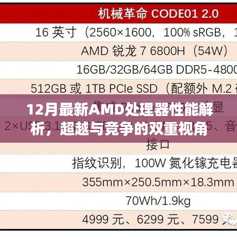 12月最新AMD处理器性能深度解析，超越与竞争的双重视角探讨