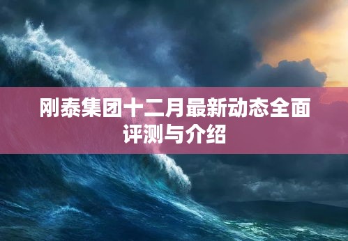 刚泰集团十二月最新动态全面解析与概览