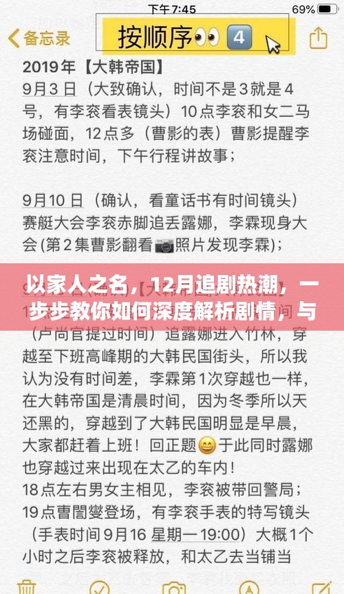 以家人之名深度解析指南，12月追剧热潮，与亲友共享观剧体验的秘诀