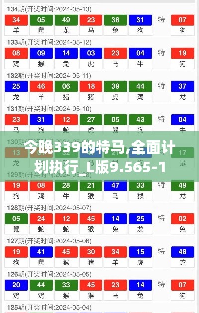 今晚339的特马,全面计划执行_L版9.565-1