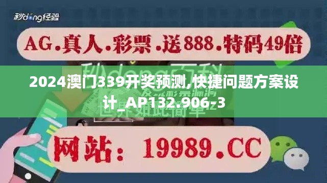 2024澳门339开奖预测,快捷问题方案设计_AP132.906-3