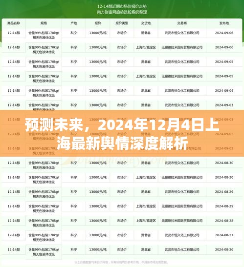 上海最新舆情深度解析，预测未来的方向（2024年12月4日）