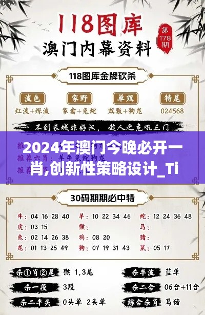 2024年澳门今晚必开一肖,创新性策略设计_Tizen38.594