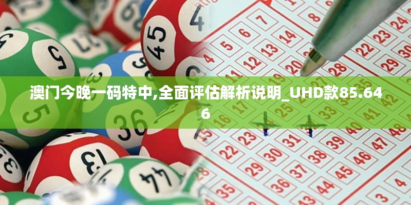 澳门今晚一码特中,全面评估解析说明_UHD款85.646