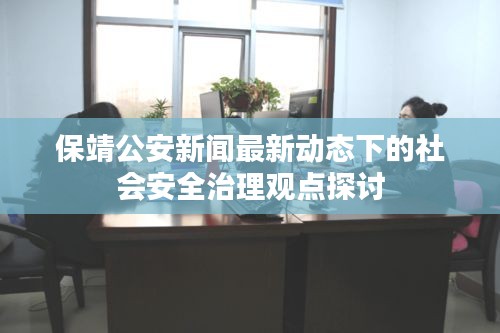 保靖公安新闻动态下的社会安全治理观点深度探讨