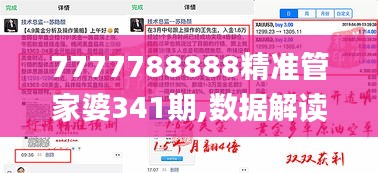 7777788888精准管家婆341期,数据解读说明_黄金版13.960