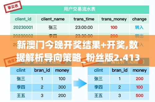 新澳门今晚开奖结果+开奖,数据解析导向策略_粉丝版2.413