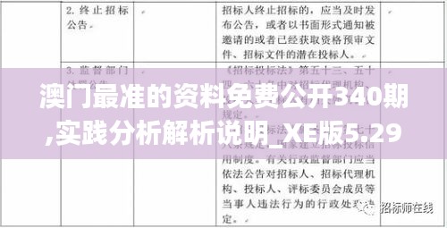 澳门最准的资料免费公开340期,实践分析解析说明_XE版5.295