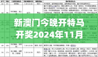 新澳门今晚开特马开奖2024年11月,专家观点解析_AP10.779