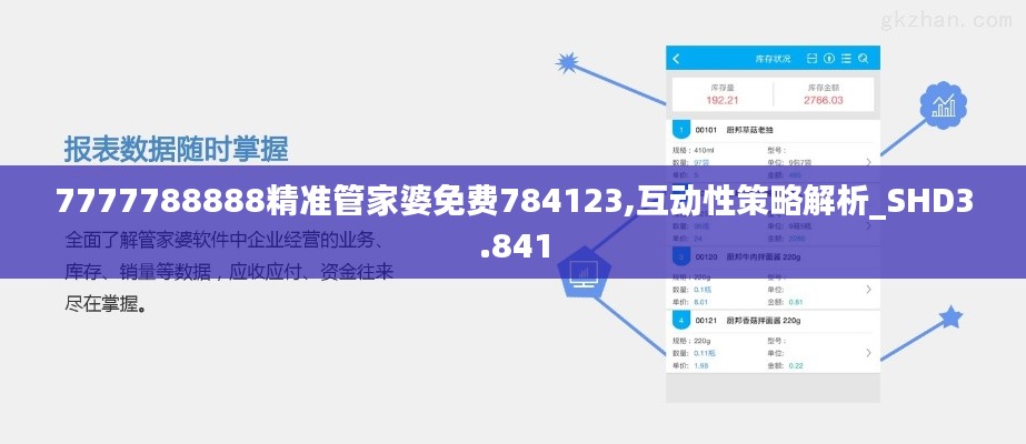 7777788888精准管家婆免费784123,互动性策略解析_SHD3.841