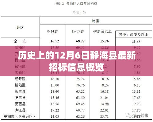 历史上的静海县最新招标信息概览，12月6日一览表