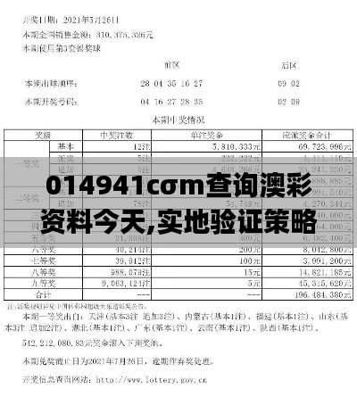 014941cσm查询澳彩资料今天,实地验证策略_Mixed3.666