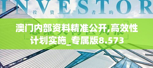 澳门内部资料精准公开,高效性计划实施_专属版8.573