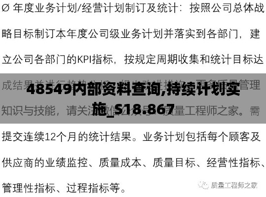 48549内部资料查询,持续计划实施_S18.867