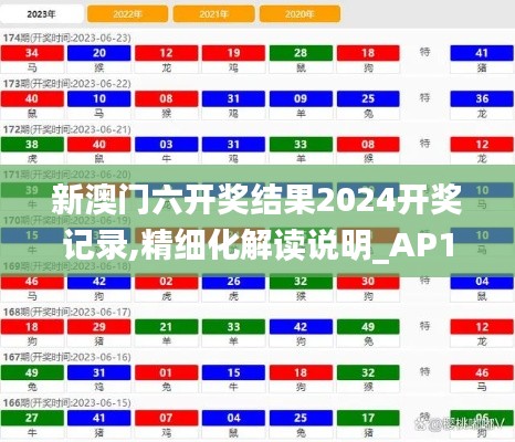 新澳门六开奖结果2024开奖记录,精细化解读说明_AP18.872