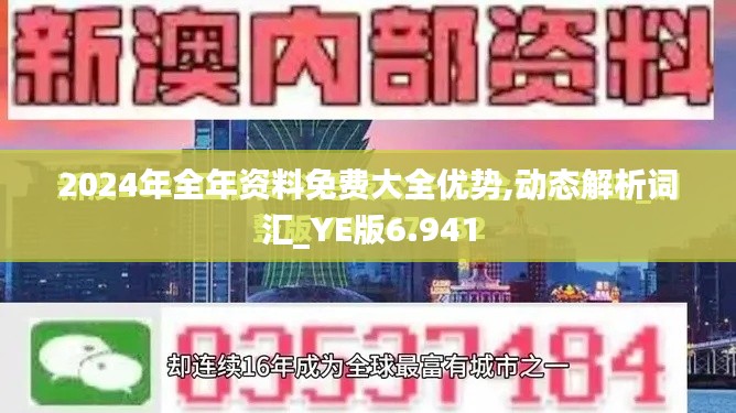 2024年全年资料免费大全优势,动态解析词汇_YE版6.941