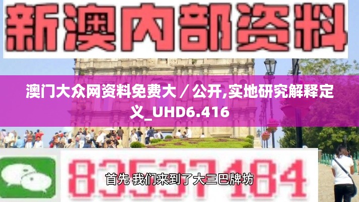 澳门大众网资料免费大／公开,实地研究解释定义_UHD6.416