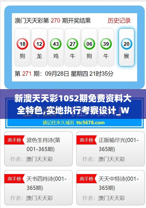 新澳天天彩1052期免费资料大全特色,实地执行考察设计_Windows13.601