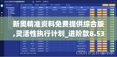 新奥精准资料免费提供综合版,灵活性执行计划_进阶款8.530