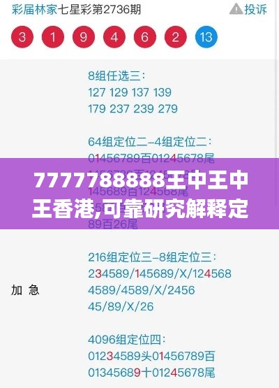 7777788888王中王中王香港,可靠研究解释定义_LE版1.865