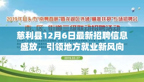 慈利县最新招聘信息引领地方就业新风向（12月6日）