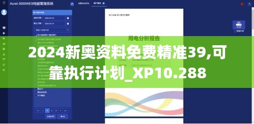 2024新奥资料免费精准39,可靠执行计划_XP10.288