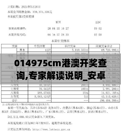 014975cm港澳开奖查询,专家解读说明_安卓版9.790