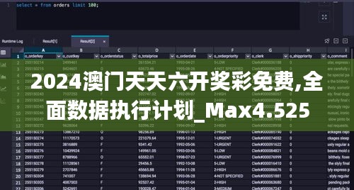 2024澳门天天六开奖彩免费,全面数据执行计划_Max4.525