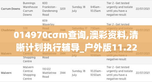 014970cσm查询,澳彩资料,清晰计划执行辅导_户外版11.228
