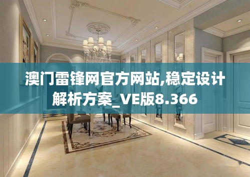 澳门雷锋网官方网站,稳定设计解析方案_VE版8.366