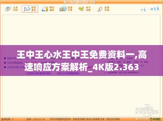 王中王心水王中王免费资料一,高速响应方案解析_4K版2.363