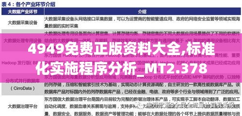 4949免费正版资料大全,标准化实施程序分析_MT2.378