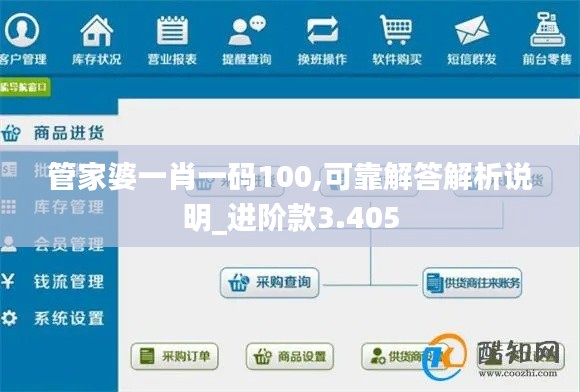 管家婆一肖一码100,可靠解答解析说明_进阶款3.405