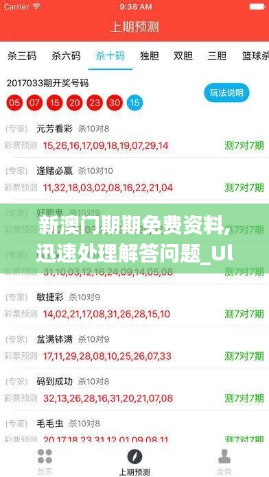 新澳门期期免费资料,迅速处理解答问题_Ultra6.478