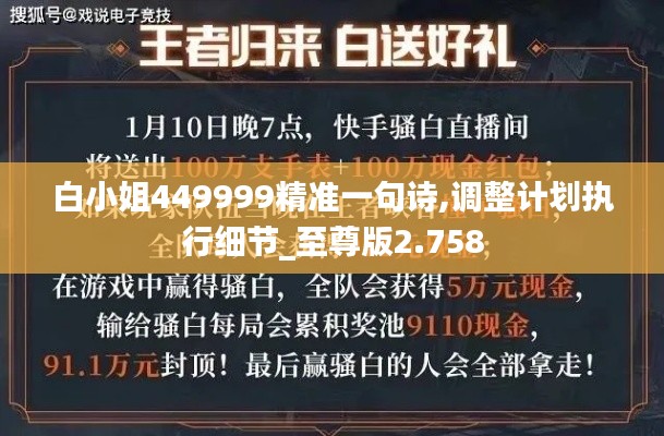 白小姐449999精准一句诗,调整计划执行细节_至尊版2.758