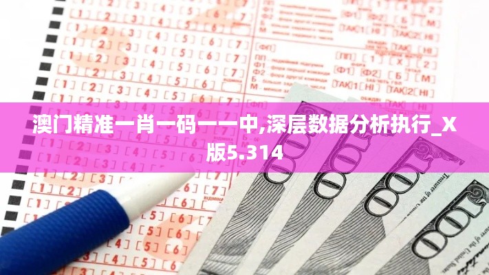 澳门精准一肖一码一一中,深层数据分析执行_X版5.314