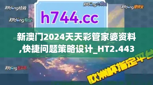 新澳门2024天天彩管家婆资料,快捷问题策略设计_HT2.443