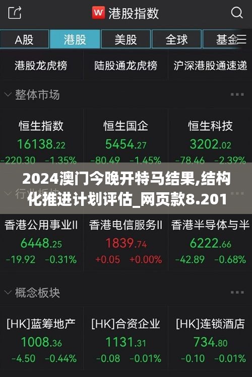 2024澳门今晚开特马结果,结构化推进计划评估_网页款8.201