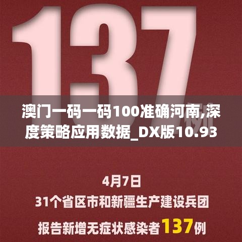 澳门一码一码100准确河南,深度策略应用数据_DX版10.935