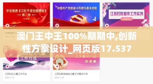 澳门王中王100%期期中,创新性方案设计_网页版17.537