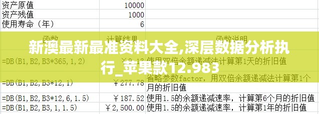 新澳最新最准资料大全,深层数据分析执行_苹果款12.983