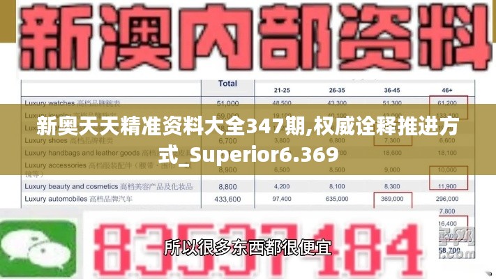 新奥天天精准资料大全347期,权威诠释推进方式_Superior6.369